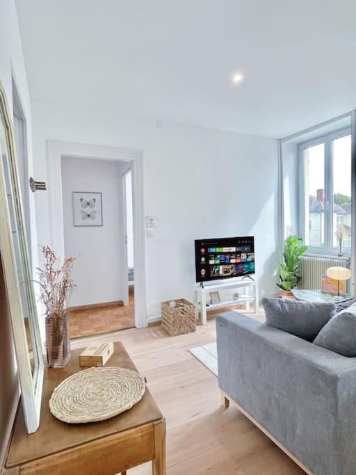1 Appartement 3P Ideal Famille Travail Renove Lumineux Parking Gratuit Мюлуз Екстер'єр фото